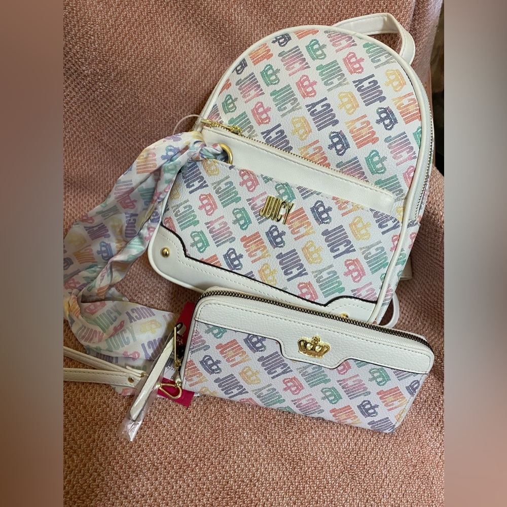 Backpack matching wallet